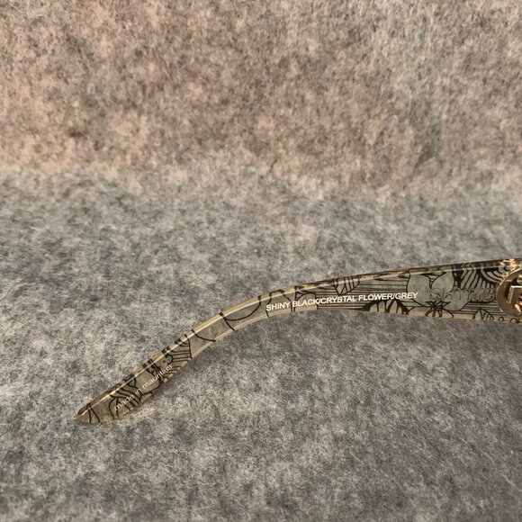 ROXY RX5150/868 Women’s Shyme Shiny Black/Crystal Flower/Grey Sunglasses - Picture 10 of 13